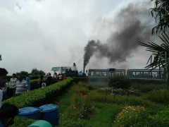 The toy train at Batasia Loop, Darjeeling