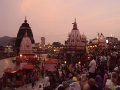 Har Ki Pauri at dusk, Haridwar